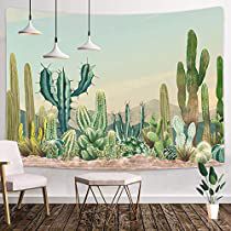 Check this out on Amazon Cactus Tapestry, Plant Tapestry, Western Cactus, Mountain Tapestry, Hanging Plant Wall, Desert Mountains, Bohemian Tapestry, College Dorm Decorations, Colorful Plants