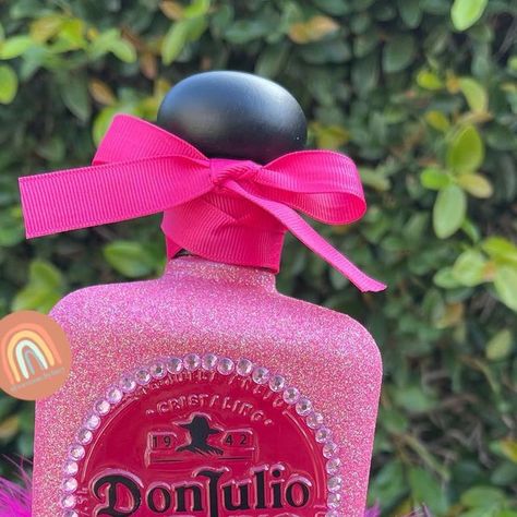 CUSTOM BOTTLES 🍾✨ on Instagram: "Princess bottle 👑✨👛  Feel free to DM me for any question!!   #donjulio70 #donjulioreposado #1942 #donjulio1942 #tequila #blingedout #21stbirthday #patron #patrontequila #wednesday #custombottle #bottle #custombottles #losangeles #Orangecounty #smallbusiness" Patron Centerpiece Tequila Bottles, Glitter Don Julio Bottle, Don Julio Bottle Decorated, Decorated Alcohol Bottles, Mini Patron Bottles, Alcohol Bottle Decorations, Bedazzled Liquor Bottles, Alcohol Bottle Crafts, Decorated Liquor Bottles