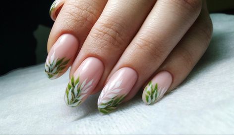 Fern Nail Art, Fern Nails, Lany, Cute Nails, Fern, Nail Inspo, Nail Art, Nails, Makeup