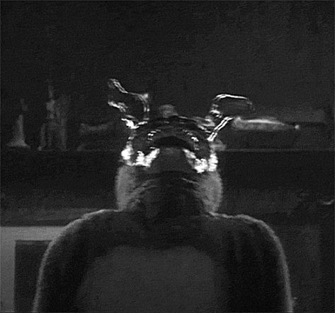 Creepy Rabbit, Donnie Darko Movie, Creepy Easter, James Duval, Scifi Horror, Ghost Train, Foggy Night, Nightmare Fuel, Horror Aesthetic