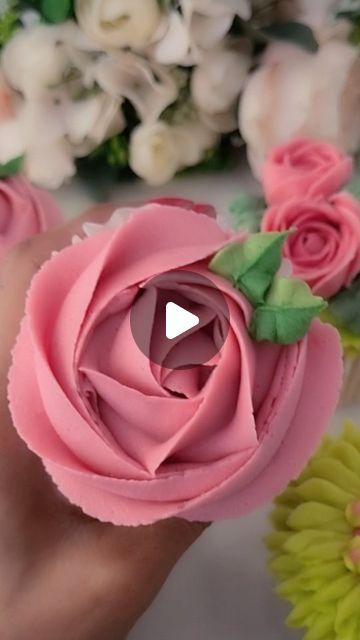 Piya on Instagram: "Pretty in pink rosette using wilton 2D 💗  #rosettes#pinkflowers#bloggers#bakers#cakes#foodporn#cakesofinstangram#wales#food#desserts#photography#buttercream" Wales Food, Wilton 2d, Desserts Photography, Rosette Cake Wedding, Decorated Cupcakes, Rosette Cake, Baker Cake, Dessert Photography, Flower Cupcakes