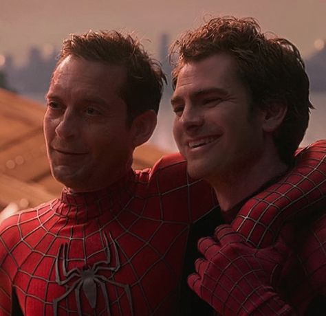 Tobey Maguire and Andrew Garfield Spider-Man Andrew Garfield Spider Man, Andrew Garfield Spiderman, Garfield Spiderman, The Vampire Diaries Characters, Tobey Maguire, Casting Pics, No Way Home, Man Movies, Marvel Women