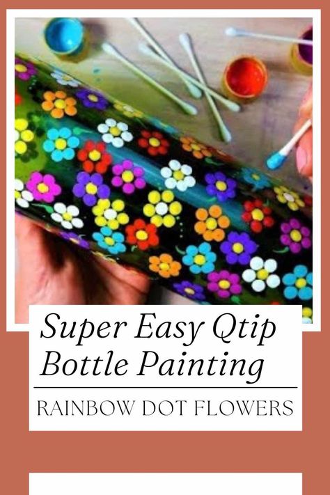 Art has a wonderful way of bringing joy and color into our lives, and what better way to infuse your creativity with a burst of vibrancy than through a fun and accessible painting technique? In this article, we're diving into the world of "Qtip Bottle Painting," a delightful method that combines everyday materials with a touch of imagination to create stunning Rainbow Dot Flowers. Perfect for artists of all ages and levels, this technique promises not just beautiful results but also a... Qtip Painting Ideas, Qtip Painting, Dot Flowers, Painting Rainbow, Hello How Are You, Empty Plastic Bottles, Comfortable Workspace, Art Hacks, Bottle Painting