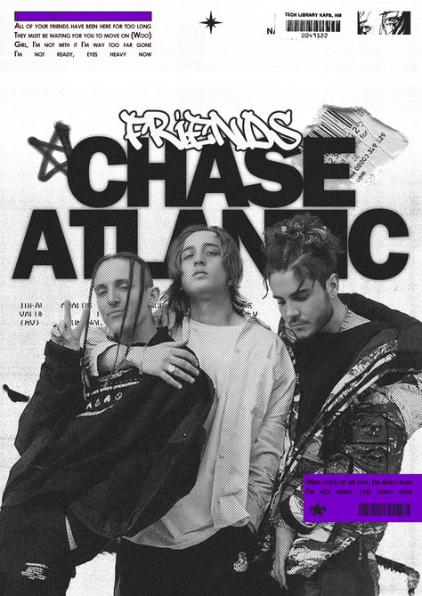 Room Posters Chase Atlantic, Chase Atlantic Music Poster, Chase Atlantic Posters Aesthetic, Black And White Chase Atlantic, Chase Atlantic Room Decor, Chase Atlantic Poster Prints, Chase Atlantic Collage, 2000s Pc Wallpaper, Chase Atlantic Cover