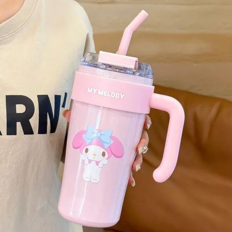 Kawaii Sanrio Pochacco Cinnamoroll Kuromi Anime New 316 Material 860Ml Straw Thermos Cup High Capacity Leak-Proof Life Supplies - AliExpress Kuromi Starbucks Cup, Sanrio Water Bottle, Kuromi Anime, My Melody Starbucks Cup, Pochacco Cinnamoroll, Sanrio Kitchenware, Sanrio Pochacco, Cinnamoroll Kuromi, Sanrio Thermos