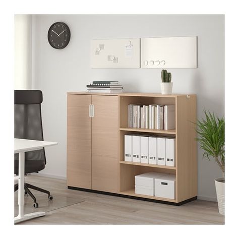 IKEA GALANT storage combination 10 year guarantee. Read about the terms in the guarantee brochure. Ikea Office Storage, Ikea Galant, Home Office Filing Cabinet, Ikea Canada, Filing Cabinet Storage, Office Storage Cabinets, Door Shelves, Viria, Ikea Family