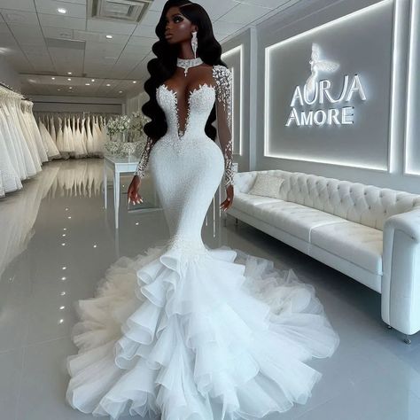 White Queen Dress, African Bridal Dress, Pnina Tornai, Stylish Wedding Dresses, Queen Dress, Wedding Banner, Swag Shoes, Jolie Photo, Classy Dress