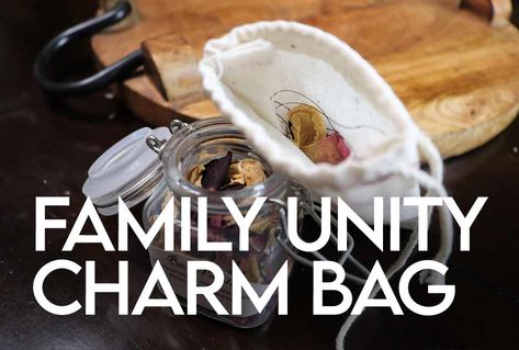 Family Unity Spell Bag Spell To Protect Family, Spells For Family Harmony, Spell For Family Unity, Spells For Family Unity, Protection Spell Bag, Spell Satchel, Family Unity, Family Together, In Laws