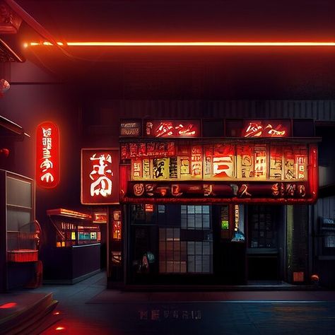 Cyberpunk Noodle Bar, Korean Night Life, Cyberpunk Environment, Tokyo Dark, Korean Bar, Cyberpunk Interior, Tokyo Ramen, Background Pixel, Tokyo Cafe