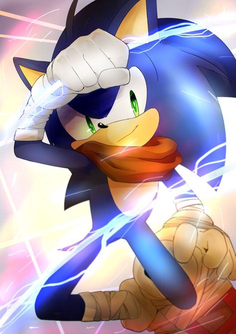 I don't like Sonic's look in Sonic Boom but this is a great work of art Hog Rider, Sonic Dash, Sonic Shadow, Sonic Heroes, Super Sonic, Sonic And Amy, Sonic Funny, Sonic Fan Characters, Sonic Franchise