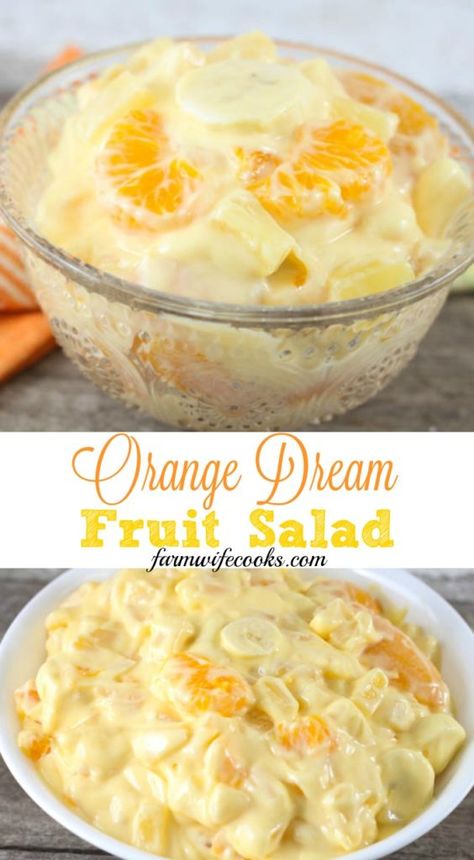 Orange Dream Fruit Salad - The Farmwife Cooks