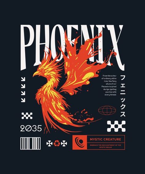 Phoenix T Shirt Design, Printify Design Ideas, Streetwear Tshirt Design Ideas, Phoenix Tshirt, Typography Shirt Design, Streetwear Tshirt Design, Graphic Shirt Design, Boys Prints, Cute Blue Wallpaper