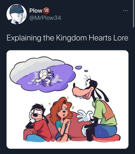 Goofy Kingdom Hearts, Kingdom Hearts Funny, Epic Mickey, Kingdom Hearts Fanart, Kingdom Hearts Art, Goofy Movie, Disney Memes, Disney Funny, Disney Fan Art