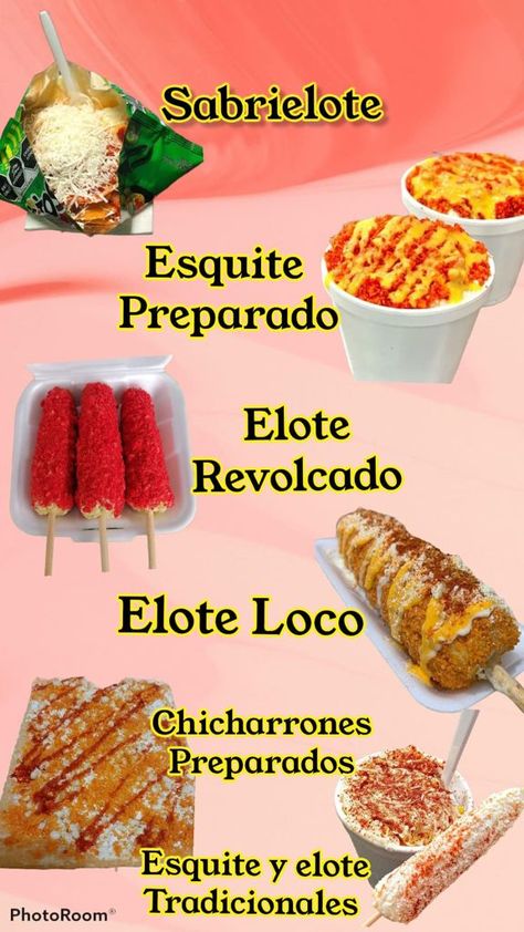 Elotes Y Esquites, Elotes Preparados, Mexican Treats, Apple Snacks, Bakery Design Interior, Mexican Snacks, Baking Business, Mexican Food Recipes Easy, Bakery Design