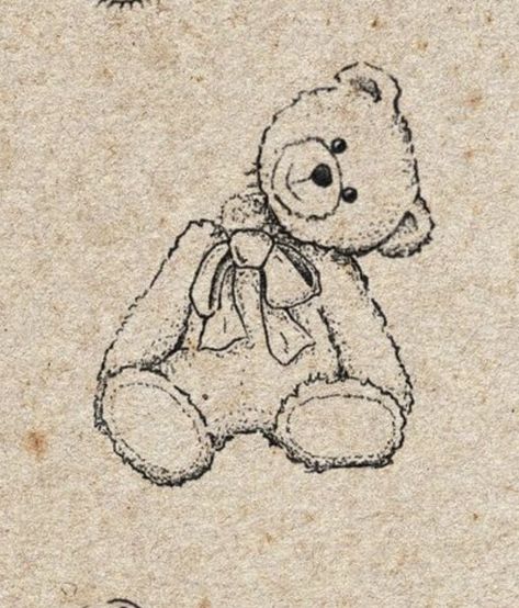 Teddy Bear Flash Tattoo, Torn Teddy Bear Tattoo, Vintage Teddy Bear Tattoo, Jack Russell Terrier Tattoo Outline, Old Teddy Bear Drawing, Two Headed Teddy Bear Tattoo, Teddy Sketch, Stuffed Animal Tattoo, Teddy Bear Tattoo