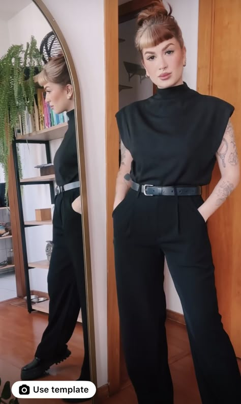 Edgy Work Outfits, Look Office, Corporate Fashion, Corporate Outfits, Looks Black, Stylish Work Outfits, Goth Outfits, Alternative Outfits, Mode Inspo