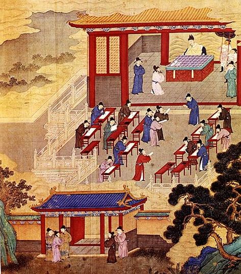 Confucianism Art, Asian Prints, Chinese Civilization, Vintage Asian Art, Chinese Artwork, Ancient Chinese Art, Ancient Paintings, Taiping, Watchful Eye