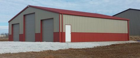 $20939 • Buy 50x60x16 Steel Building SIMPSON Garage Storage Barn Shop Metal Building Kit Metal Shop Building, Metal Building Kits, Metal Building Designs, Prefab Buildings, Steel Barns, Barn Kits, Pole Buildings, Steel Garage, Metal Garages