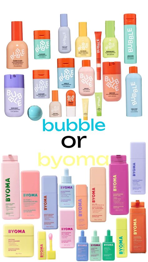 #bubble #byoma Preppy Things, Bday Gifts, Biome, Serum, Bubbles, Skin Care, Repair, Skin, Makeup