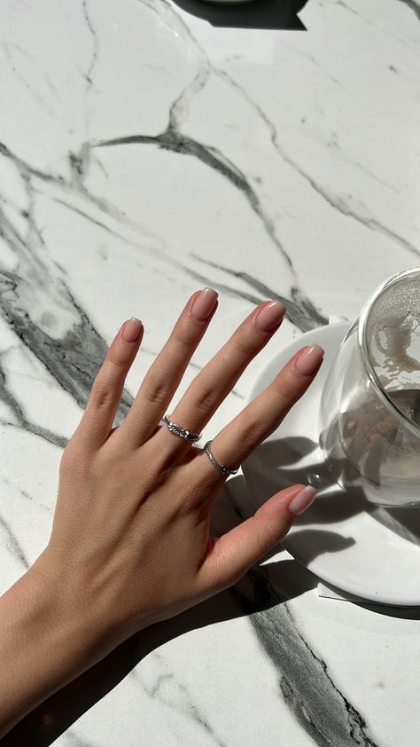 hand
nails
pink
nude
rings
marble
coffee Short Nude Nails, Marble Manicure, Marble Mugs Nail Polish, Nails Aesthetic, Nude Nails, Nails Nails, Manicure, Marble, Silver Rings