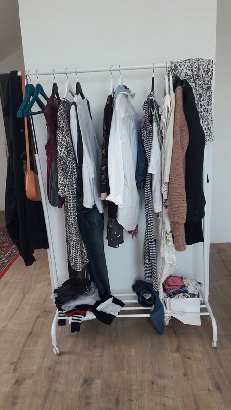 Ikea Rigga Clothes Rack, Rigga Clothes Rack, Ikea Rigga, Clothes Rack, Clothing Rack, Wardrobe Rack, My Home, Bedroom Ideas, Wardrobe