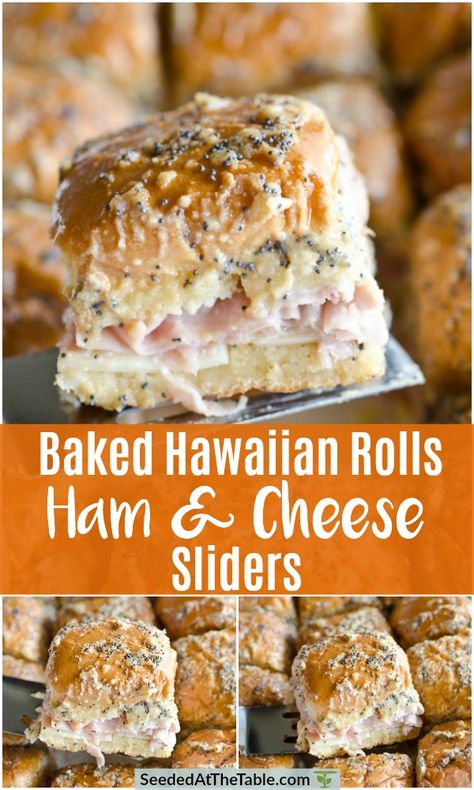 Hawaiian Rolls Sliders, Hawaiian Roll Sandwiches, Ham And Cheese Sandwiches, Sliders Recipes Hawaiian Rolls, Ham Cheese Sliders, Ham Sliders, Ham And Cheese Sliders, Hawaiian Roll Sliders, Rolled Sandwiches