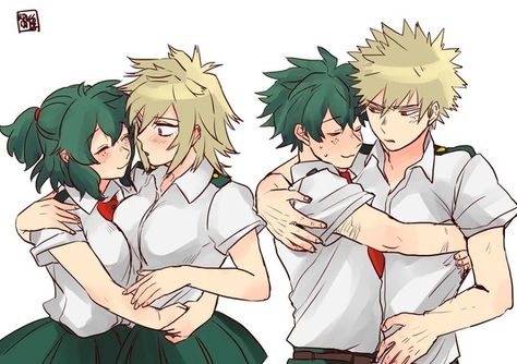 Mitski Bakugou, Fem Bkdk, Mha Bkdk, Bakugou X Midoriya, Anime Cupples, Cool Car Accessories, Animated Wallpapers For Mobile, Katsuki Bakugou, My Hero Academia Episodes