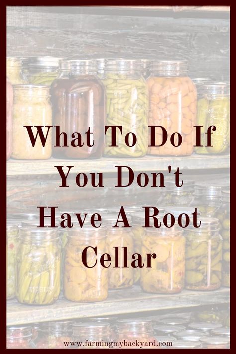 Homesteading Food Storage, Greenhouse With Root Cellar, Simple Root Cellar, Refrigerator Root Cellar, Diy Root Cellar Above Ground, Cold Storage Room Ideas Root Cellar, Building A Root Cellar Into A Hill, Small Root Cellar Ideas, Above Ground Cellar