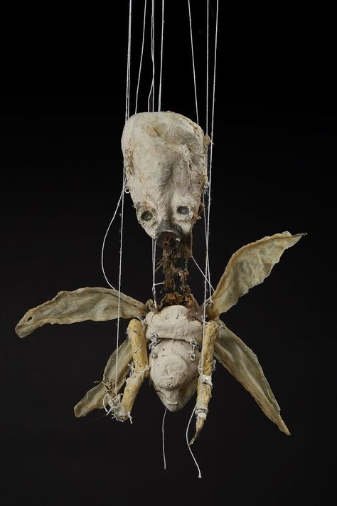 Story Tellers: Puppets by Artists — CAVIN-MORRIS GALLERY Tristan Core, Abstract Creatures, Theatre Puppets, Stop Motion Puppet, Cavin Morris, Marionette Doll, Puppet Inspiration, Puppetry Arts, The Lovers Tarot Card