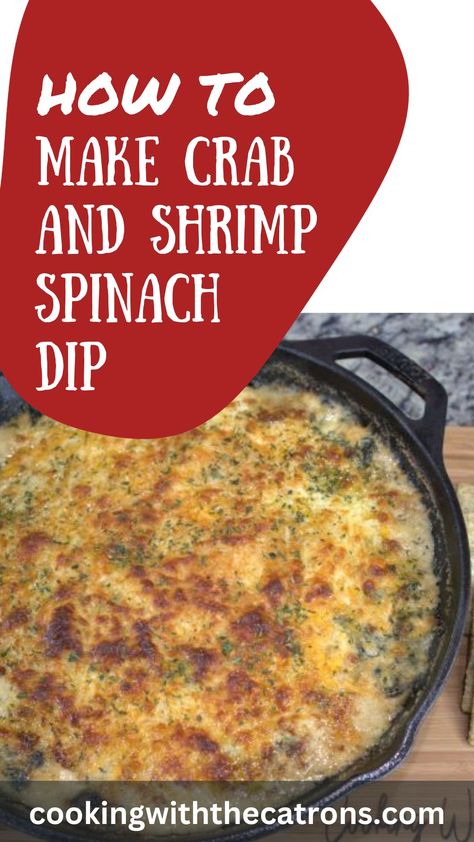 If you’re a seafood lover, you’re in for a treat. This delectable dip combines the ocean’s finest treasures, succulent crab and tender shrimp, with the freshness of spinach and a medley of mouthwatering ingredients that will leave you craving for more. Seafood Spinach Dip Recipe, Creamy Shrimp And Crab Spinach Dip, Shrimp Spinach Dip, Seafood Spinach Dip, Shrimp Spinach, Crab And Shrimp, Seafood Dip, Shrimp Dip, Crock Pot Dips