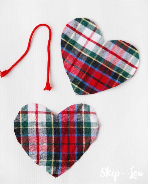 memorial ornaments tutorial Sewn Christmas Ornaments, Skip To My Lou, Christmas Sewing Projects, You Poem, Memory Crafts, Memory Shirts, Heart Template, Memory Pillows, Ornament Tutorial