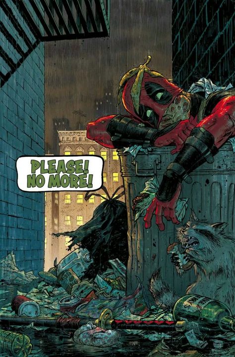 Why Deadpool's Comedic Comic Had to End With Tragedy  With the release of The Despicable Deadpool #300 writer Gerry Duggan ended a long run on one of Marvel's most popular ongoing comics. In fact Duggan has now written more issues of Deadpool than any other writer. It's not hard to understand why. Duggan clearly understands as well as anyone that you can't build a good lasting Deadpool saga without emphasizing the tragedy of Wade Wilson as much as the comedy.  Warning: spoilers for The Despicabl Deadpool Art, Deadpool Comic, Deadpool Wallpaper, Wade Wilson, Marvel Comic Universe, Deadpool Wolverine, Marvel Deadpool, Marvel Comics Art, Marvel Dc Comics