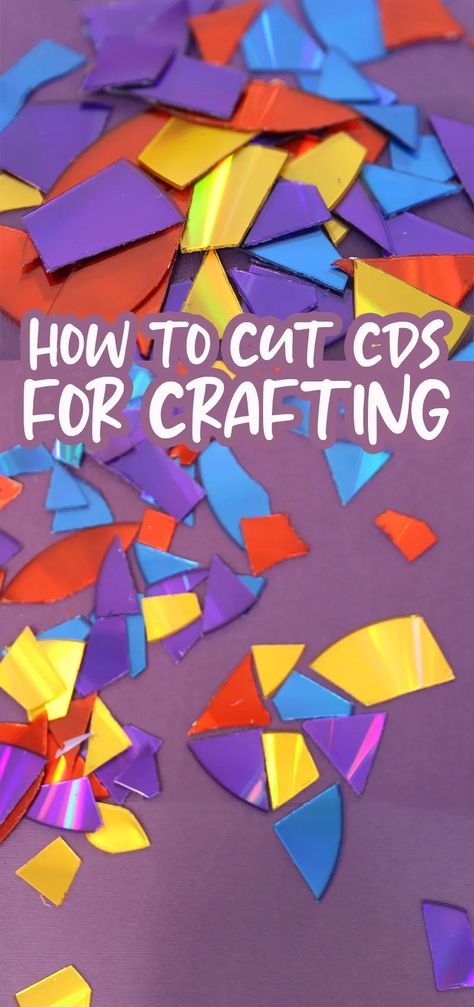 How to Cut CDs and DVDs for Crafting * Moms and Crafters Upcycle Old Cds, Crafts With Cds For Kids, Recycle Cds Ideas, Upcycle Cds, Cds Crafts, Crafts With Cds, Old Cd Crafts, Recycled Cds, Cd Holder