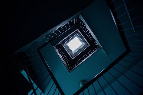 infinite dark   stairs going up and up. Infinite Stairs, Dark Stairs, Interrogation Room, Weirdcore Aesthetic, Go Up, Eiffel Tower Inside, Eiffel Tower, Stairs, Tower