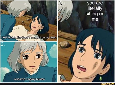 Howl Memes, Funny Studio Ghibli, Howls Moving Castle Funny, Ghibli Quotes, Studio Ghibli Quotes, Howls Moving Castle Art, 하울의 움직이는 성, Howl And Sophie, Ghibli Studio