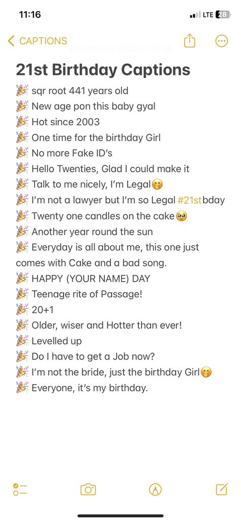 21 Instagram Captions, Cute Birthday Countdown Ideas Instagram, Countdown Quotes For Birthday, Ig Birthday Countdown Names, 21birthday Captions, 21 Birthday Countdown Instagram, 21st Birthday Captions Baddie, 21st Birthday Countdown Instagram, Songs For 21st Birthday