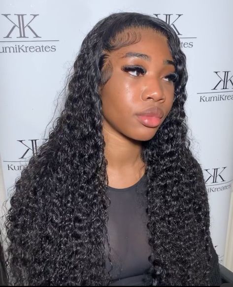 Deep Wave Weave Hairstyles Sew Ins, Deep Wave Curly Wig, Deep Wave Hairstyles For Black Women Side Part, Right Side Part Deep Wave, Side Part Deep Wave Wig With Braid, Water Wave Wig Wet Look, Jet Black Water Wave Wig, Daughter Hairstyles, Natural Hair Growth Tips