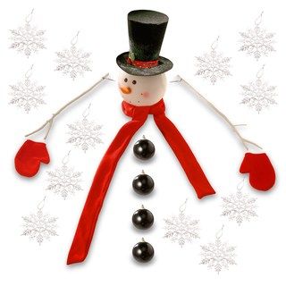 National Tree Company Snowman Christmas Tree Decor Kit 21-piece Set Red Neck Scarf, Snowman Tree Topper, Tea Light Snowman, Snowman Kit, Snowman Dress, Christmas Tree Kit, Tree Dress, Black Top Hat, Snowman Tree