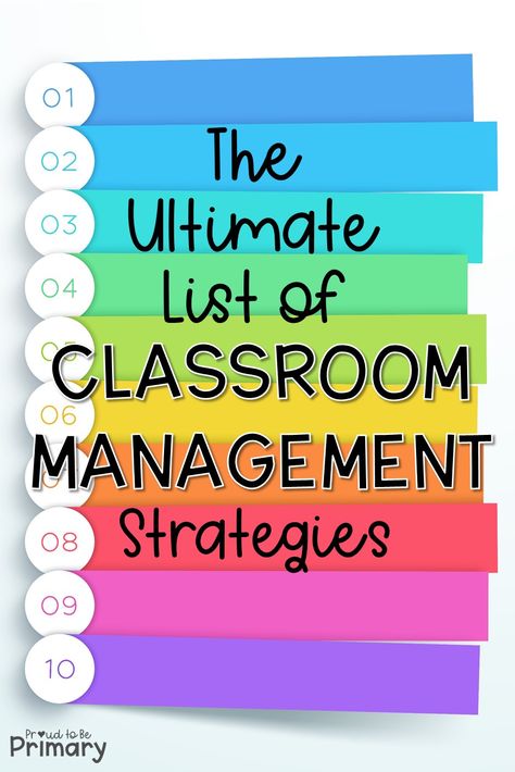 The ultimate list of classroom management strategies for the primary classroom directly from teachers in the classroom. Their ideas are organized into verbal and non-verbal strategies, parent communication tips, ideas for rewards and prizes, games, brain breaks, and visual classroom management strategies. #classroommanagement #timemanagement #backtoschool #classroomorganization #brainbreaks #classroom ideas Elementary Behavior Management, Classroom Management Preschool, Positive Classroom Management, Discipline Positive, Kindergarten Classroom Management, Classroom Discipline, Classroom Management Elementary, Teaching Classroom Management, Classroom Expectations