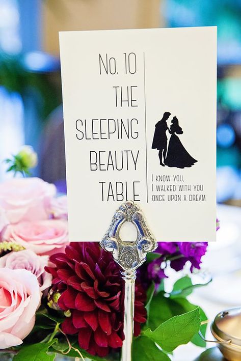 Wedding Table Themes, Disney Inspired Wedding, Disney Wedding Theme, Tema Disney, Wedding Table Names, Disney Fairy Tale Weddings, Vintage Weddings, Fairy Tale Wedding, Disney Theme