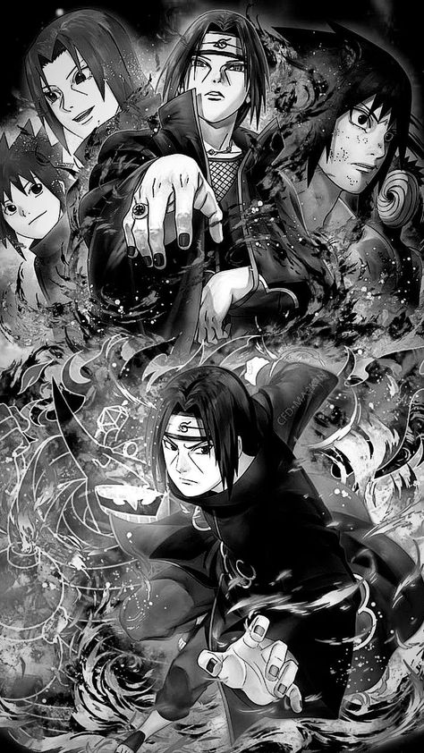 Anime Lock Screen Wallpapers, Naruto Sketch Drawing, Itachi Uchiha Art, Naruto Sketch, Anime Butterfly, Recent Anime, 1080p Anime Wallpaper, Black And White Art Drawing, Anime Printables