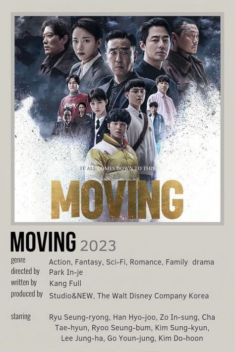 Moving Kdrama Poster, Kdrama Suggestions, Kdrama Watch List, Moving Kdrama, 2023 Kdrama, 2023 Minimalist, Poster Kdrama, Motivation Movies, Cha Tae Hyun