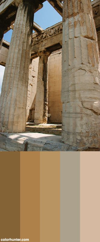 Athens+Color+Scheme Ancient Greek Colour Palette, Greek Color Scheme, Athena Color Palette, Ancient Greece Color Palette, Ancient Rome Color Palette, Ancient Greek Color Pallete, Greek Colors Palette, Greek Colour Palette, Roman Color Palette