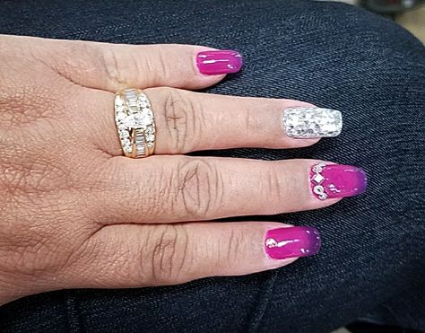 Mood Changing Nails, Beauty Studio, Art Design, Nail Art, Nails, Purple, Silver, Beauty, Design