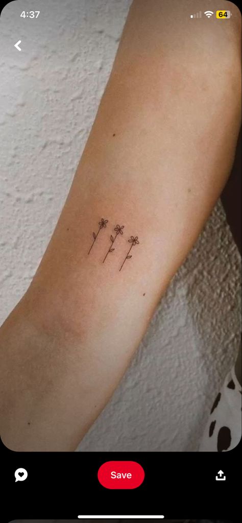 Simple Friend Tattoos Three, Tattoo Ideas For Family Of 3, Sister Trio Tattoo, Trio Tattoo Ideas Friends Small, 3 Siblings Tattoo Ideas, Cute Group Tattoos, Dainty Sibling Tattoos, Sisters Tattoos For 3, Best Friend Tattoos 4 People