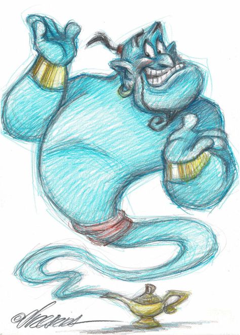 Things To Draw Disney Characters Sketch, Disney Character Sketches, Tangled Painting, Disney Character Drawings, Cartoon Art Drawing, Easy Disney Drawings, Disney Character Drawing, Genie Aladdin, Disney Art Drawings