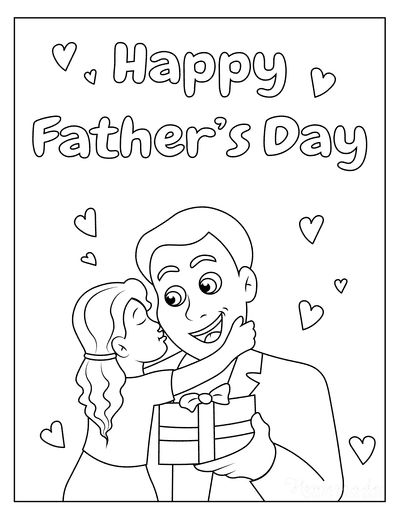 Daughter Coloring Pages, Father's Day Drawings, Father's Day Drawing, Dance Coloring Pages, Happy Fathers Day Cards, Happy Fathers Day Images, Fathers Day Coloring Page, Fathers Day Art, Father's Day Activities