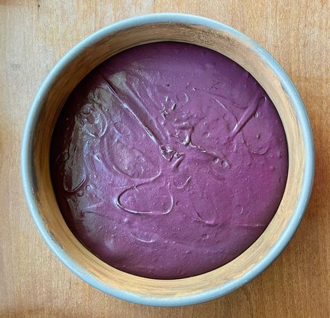 How to Make a Purple Velvet Cake : Ugly Duckling Bakery Cake Ugly, Purple Velvet Cake, Purple Velvet Cakes, Triple Layer Chocolate Cake, Chocolate Ganache Icing, Purple Desserts, Blue Velvet Cakes, Ganache Icing, Purple Cakes Birthday