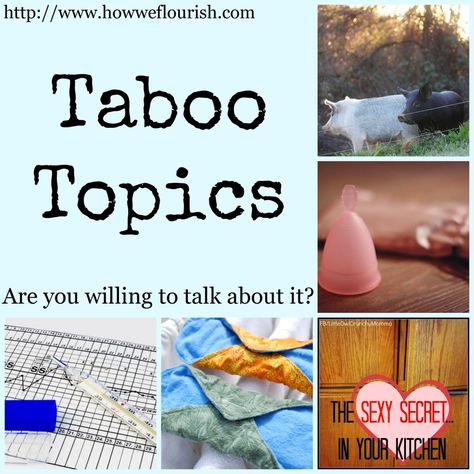 Seriously didn't know where to pin this.... Taboo Topics Roundup - How We Flourish Cow Tipping, Body Care Recipes, Research Topics, Health Improvement, Taboo Topics, Science Articles, Alternative Lifestyle, Natural Women, The Fringe