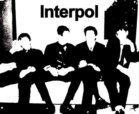 Interpol Interpol Poster, Interpol Band, College Walls, Sound Track, Sounds Good, New Bands, Band Posters, Greatest Songs, Great Bands